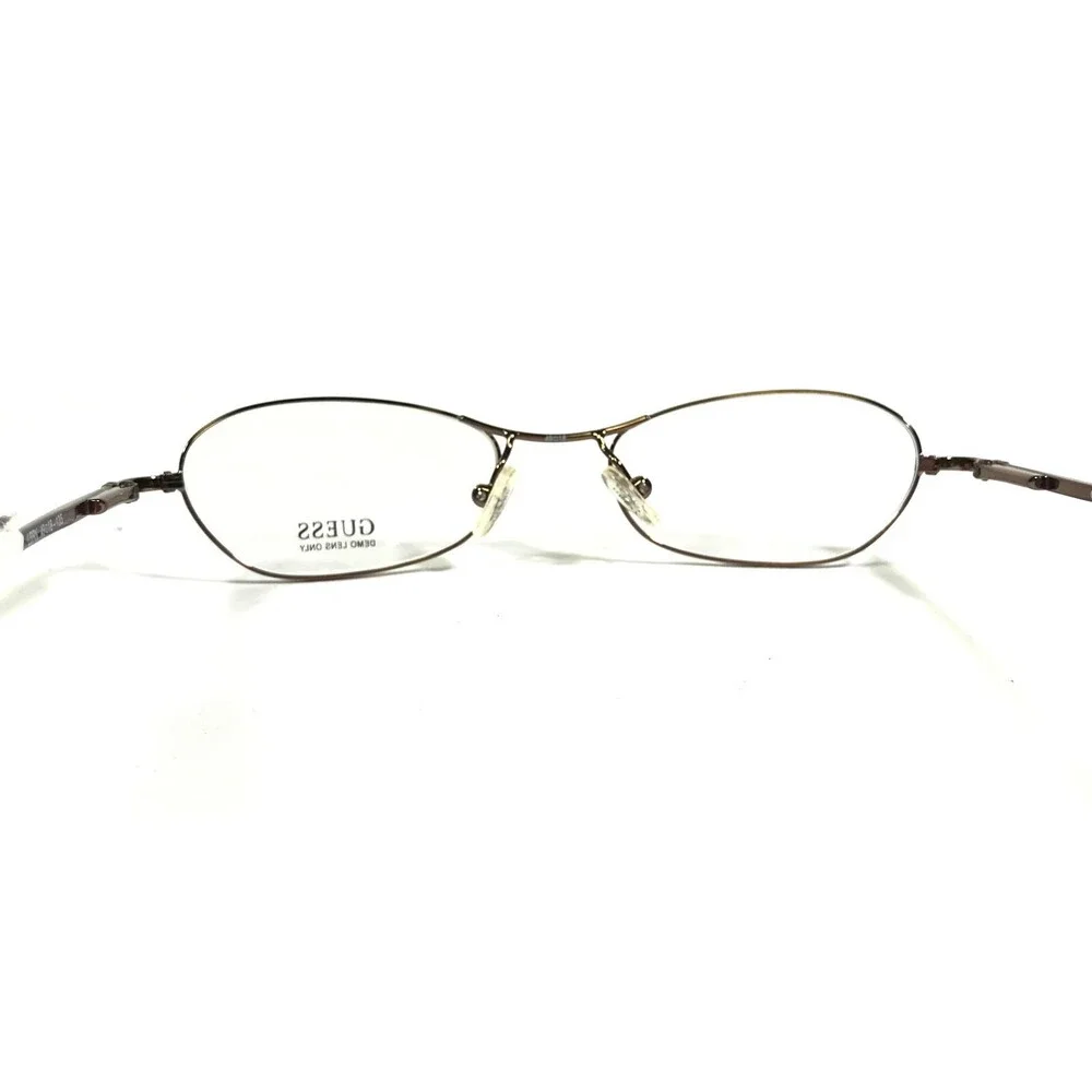 Guess Eyeglasses Frames GU1197 LBRN Brown Cat Eye Full Rim 49-18-135